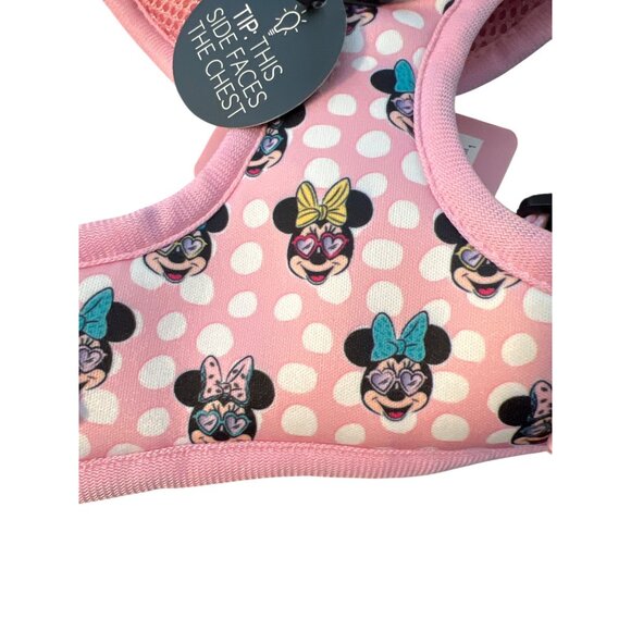 Disney Sassy Woof Minnie Mouse Adjustable Dog Harness Pink Polka Dot Size XS NWT - Picture 3 of 6